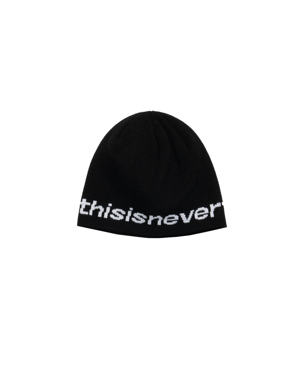 Thisisneverthat SP-Logo No Cuff Beanie | TN250WHWBE0A-BLK | AFEW STORE